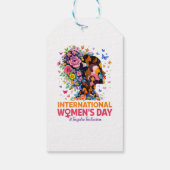 International Women's Day Cadeaulabel (Achterkant)