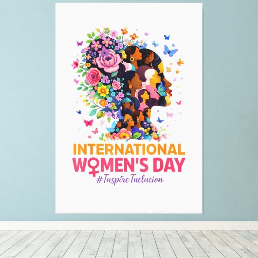 International Women's Day Canvas Afdruk (Insitu (Houten vloer))