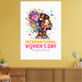 International Women's Day Canvas Afdruk (Insitu (Woonkamer))
