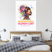 International Women's Day Canvas Afdruk (Insitu (Slaapkamer))