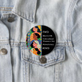 International Women's Day | IWD #GivetoGain Ronde Button 7,6 Cm (In situ)