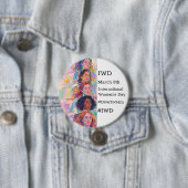 International Women's Day | IWD #GivetoGain Ronde Button 7,6 Cm (In situ)