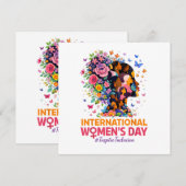 International Women's Day Kaart (Voorkant / Achterkant)