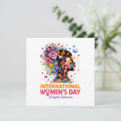 International Women's Day Kaart (Staand voorkant)