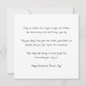 International Women's Day | March 8th Equality Kaart (Achterkant)