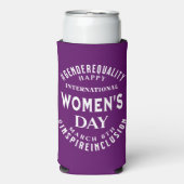 International Women's Day | March 8th Equality Seltzer Blikjeskoeler (Seltzer Voorkant)