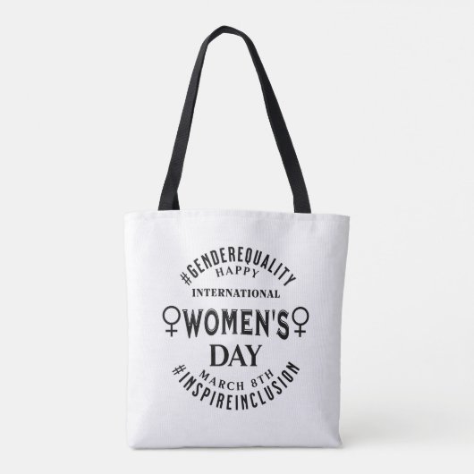 International Women's Day | March 8th Equality Tote Bag (Achterkant)