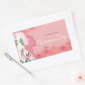 International Women's Day Rechthoekige Sticker (Envelop)