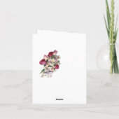 International Women's Day, roses & tulips Kaart (Achterkant)