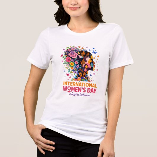 International Women's Day Tri-Blend Shirt (Voorkant)