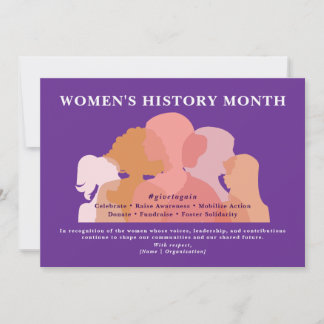 International Womens Day Women History Recognition Feestdagenkaart