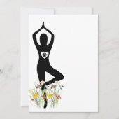 International yoga day 2022 notepad feestdagenkaart (Voorkant)