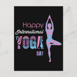 International Yoga Day Briefkaart
