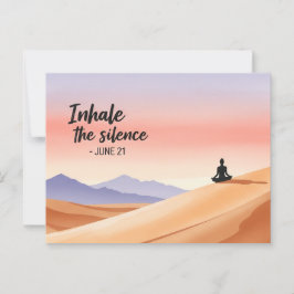 International Yoga Day Briefkaart