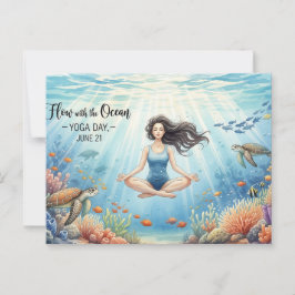 International Yoga Day Briefkaart