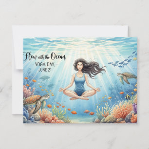 International Yoga Day Briefkaart