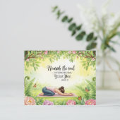 International Yoga Day Briefkaart (Staand voorkant)