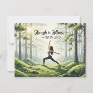 International Yoga Day Briefkaart