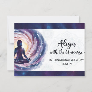 International Yoga Day Briefkaart