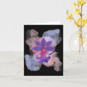 International Yoga Day For Humanity  Kaart (Gele Bloem)