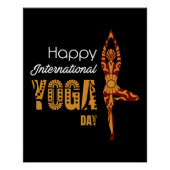 International Yoga Day Perfect Poster (Voorkant)