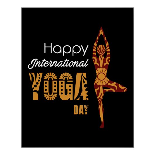International Yoga Day Perfect Poster (Voorkant)