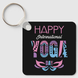 International Yoga Day Sleutelhanger