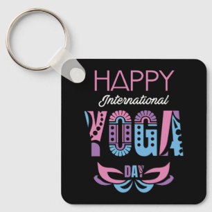 International Yoga Day Sleutelhanger