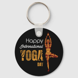 International Yoga Day Sleutelhanger