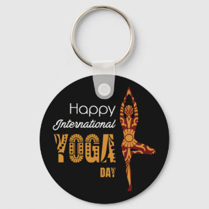 International Yoga Day Sleutelhanger