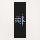 International Yoga Day Yogamat (Voorkant)