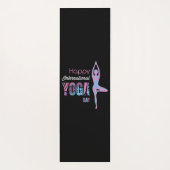 International Yoga Day Yogamat (Achterkant)