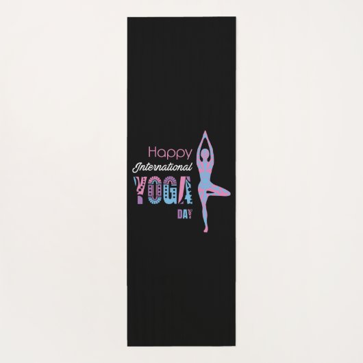 International Yoga Day Yogamat (Achterkant)