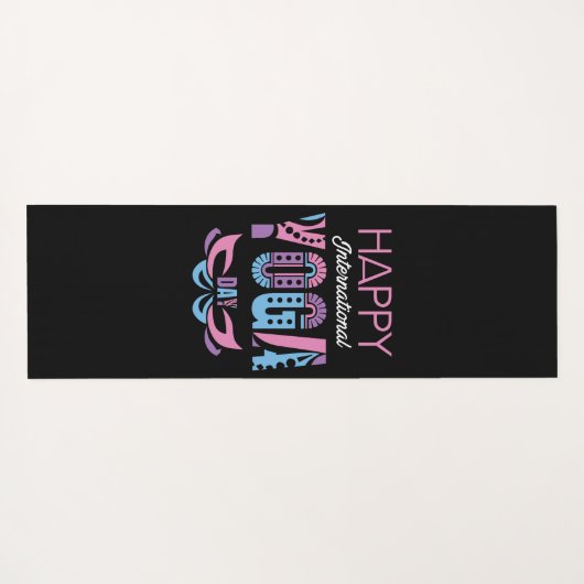 International Yoga Day Yogamat (Achterkant (horizontaal))