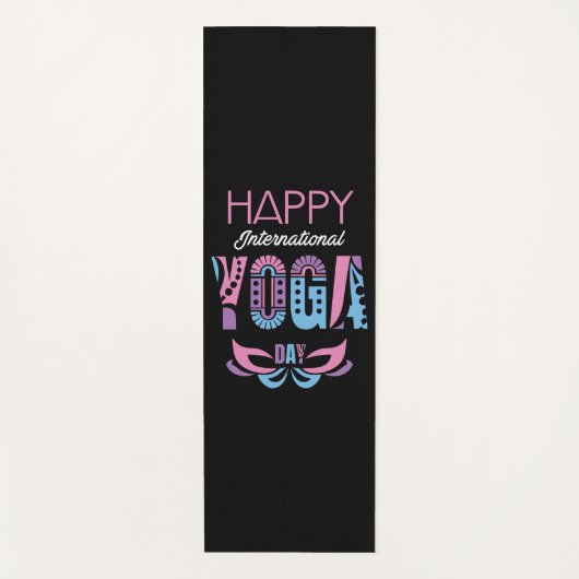 International Yoga Day Yogamat (Voorkant)