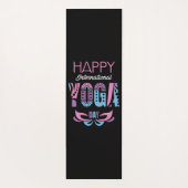 International Yoga Day Yogamat (Achterkant)