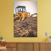 Internationale 100B bulldozer Canvas Afdruk (Insitu (Woonkamer))