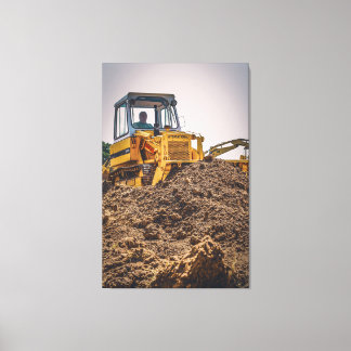 Internationale 100B bulldozer Canvas Afdruk