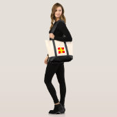 Internationale alfabet vlaggen R Tote Bag (Voorkant (model))