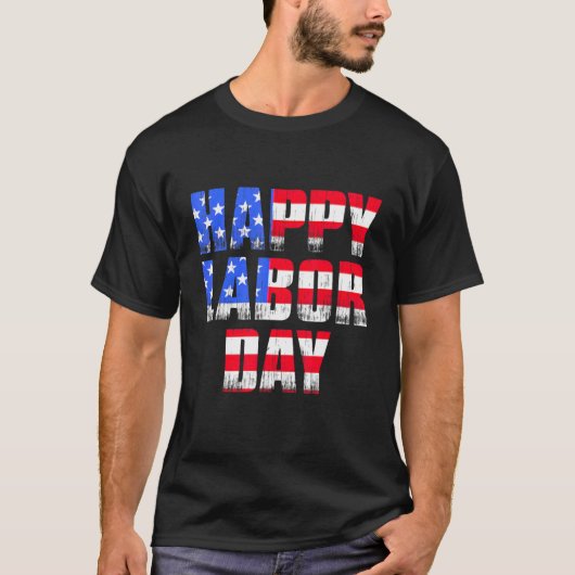 Internationale Arbeidsdag Happy Labour Day 2 T-shirt (Voorkant)