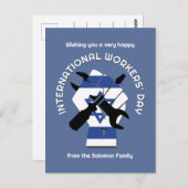 Internationale Arbeidsorganisatie ISRAËL ARBEIDSDA Briefkaart (Voorkant / Achterkant)