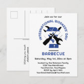 Internationale Arbeidsorganisatie ISRAËL ARBEIDSDA Uitnodiging Briefkaart (Voorkant / Achterkant)