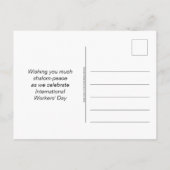 Internationale Arbeidsorganisatie ISRAËL ARBEIDSDA Uitnodiging Briefkaart (Achterkant)
