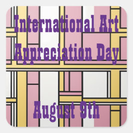 Internationale Art Appreciation Day Sticker