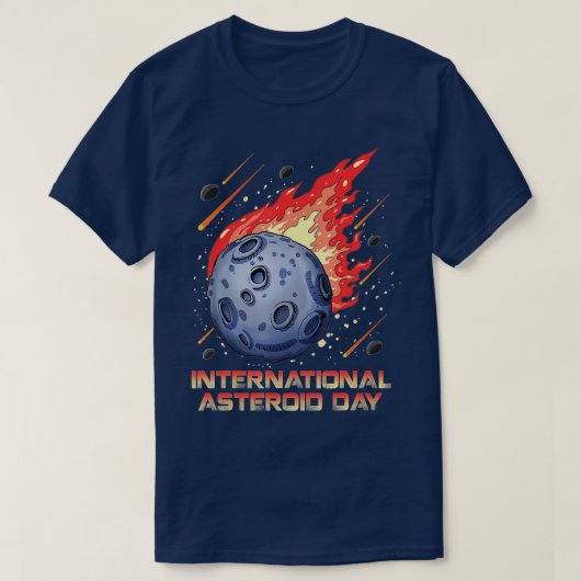 Internationale Asteroïde Dag Juni 30 Astronomie Me T-shirt (Design voorkant)