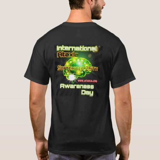 Internationale Ataxidag T-shirt (Achterkant)