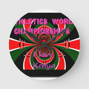 Internationale Atletiek Sport in Kenia Ronde Klok