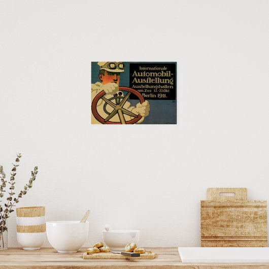 Internationale autotentoonstelling poster (Keuken)