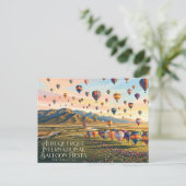 Internationale Ballonfiësta van Albuquerque Briefkaart (Staand voorkant)