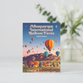 Internationale ballonfiësta van Albuquerque Briefkaart (Staand voorkant)